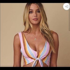 Sold out! Montce Mallorca stripe Kim bikini top